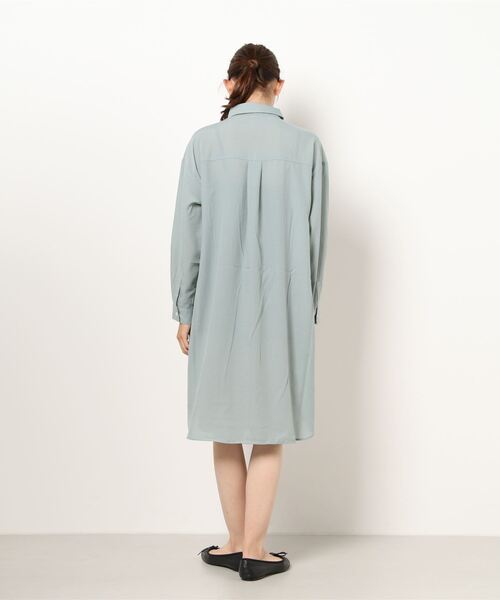 Honeys(ハニーズ)の「シャツワンピース(シャツワンピース・レディース・ネイビー/ベージュ/グリーン/ピンク・L/M/LL)」の16枚目の写真
