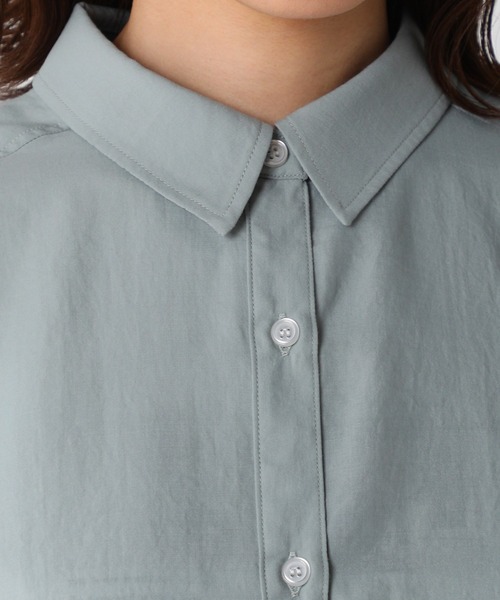 Honeys(ハニーズ)の「シャツワンピース(シャツワンピース・レディース・ネイビー/ベージュ/グリーン/ピンク・L/M/LL)」の12枚目の写真