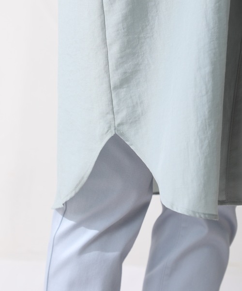 Honeys(ハニーズ)の「シャツワンピース(シャツワンピース・レディース・ネイビー/ベージュ/グリーン/ピンク・L/M/LL)」の14枚目の写真