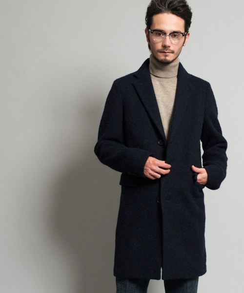 green label relaxing(グリーンレーベルリラクシング)の「□WOOL/ALPCA RING チェスターコート ◆(チェスターコート・メンズ・ダークグレー/ネイビー・X-LARGE/SMALL/MEDIUM/LARGE)」の1枚目の写真