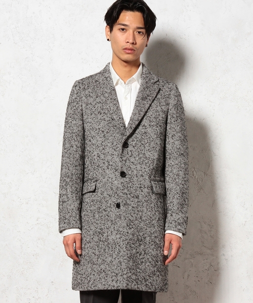 green label relaxing(グリーンレーベルリラクシング)の「□WOOL/ALPCA RING チェスターコート ◆(チェスターコート・メンズ・ダークグレー/ネイビー・X-LARGE/SMALL/MEDIUM/LARGE)」の4枚目の写真