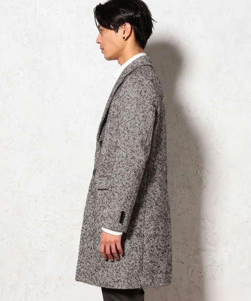 green label relaxing(グリーンレーベルリラクシング)の「□WOOL/ALPCA RING チェスターコート ◆(チェスターコート・メンズ・ダークグレー/ネイビー・X-LARGE/SMALL/MEDIUM/LARGE)」の5枚目の写真