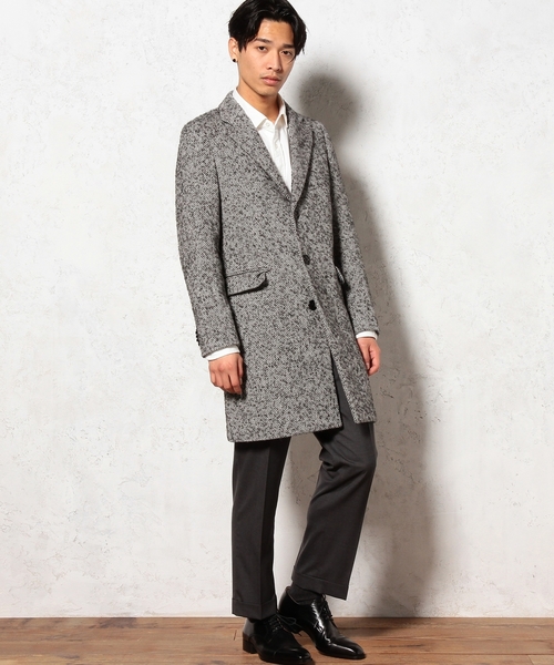 green label relaxing(グリーンレーベルリラクシング)の「□WOOL/ALPCA RING チェスターコート ◆(チェスターコート・メンズ・ダークグレー/ネイビー・X-LARGE/SMALL/MEDIUM/LARGE)」の6枚目の写真