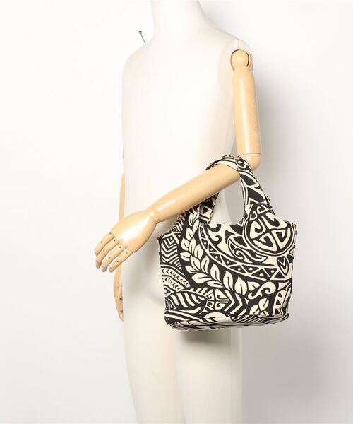 Kahiko（カヒコ）の「【Kahiko】ポリネシアントライバル柄ミニトートバッグ（トートバッグ・レディース・ベージュ/ネイビー/ブラウン/グリーン・FREE）」の6枚目の写真