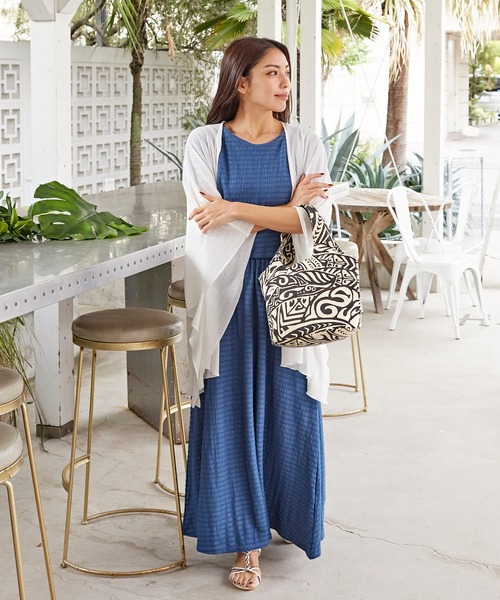 Kahiko（カヒコ）の「【Kahiko】ポリネシアントライバル柄ミニトートバッグ（トートバッグ・レディース・ベージュ/ネイビー/ブラウン/グリーン・FREE）」の18枚目の写真