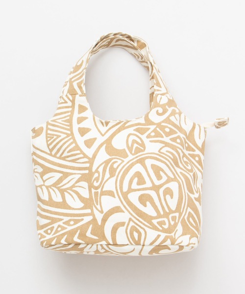 Kahiko（カヒコ）の「【Kahiko】ポリネシアントライバル柄ミニトートバッグ（トートバッグ・レディース・ベージュ/ネイビー/ブラウン/グリーン・FREE）」の14枚目の写真