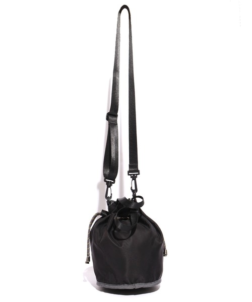 OUTDOOR PRODUCTS（アウトドアプロダクツ）の「OUTDOOR PRODUCTS/アウトドアプロダクツ MIRAMAR BAG バック 巾着バック ショルダーバック ミニ（ショルダーバッグ・メンズ・アイボリー/ブラック/レオパード・FREE）」の11枚目の写真