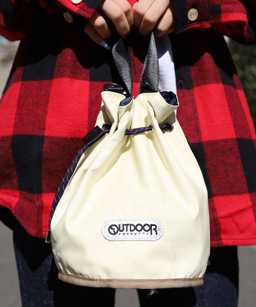 OUTDOOR PRODUCTS（アウトドアプロダクツ）の「OUTDOOR PRODUCTS/アウトドアプロダクツ MIRAMAR BAG バック 巾着バック ショルダーバック ミニ（ショルダーバッグ・メンズ・アイボリー/ブラック/レオパード・FREE）」の20枚目の写真