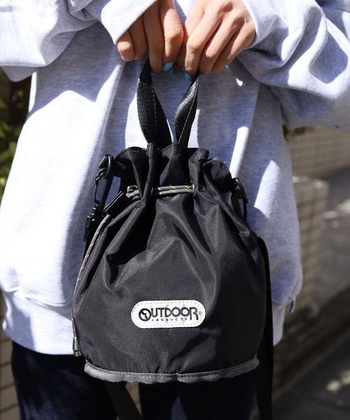 OUTDOOR PRODUCTS（アウトドアプロダクツ）の「OUTDOOR PRODUCTS/アウトドアプロダクツ MIRAMAR BAG バック 巾着バック ショルダーバック ミニ（ショルダーバッグ・メンズ・アイボリー/ブラック/レオパード・FREE）」の21枚目の写真