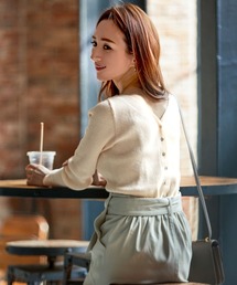 KOBE LETTUCE | [ 星玲奈さんコラボ ]　2タイプシアーリブニットカーディガン(カーディガン/ボレロ)