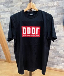 DIESEL | ボックスロゴ プリント クルーネック Tシャツ 半袖(Tシャツ/カットソー)
