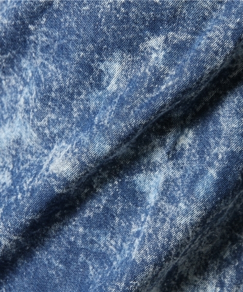 CIAOPANIC（チャオパニック）の「【Ciaopanic】デニムケミカルPOLS（シャツ/ブラウス・メンズ・ネイビー/サックスブルー・MEDIUM/LARGE）」の10枚目の写真