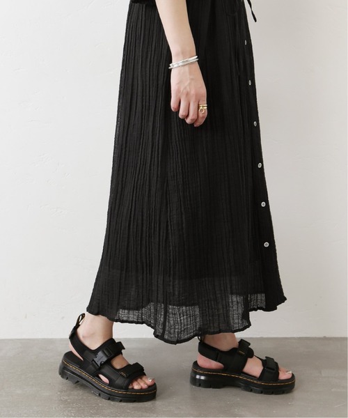 JOURNAL STANDARD（ジャーナルスタンダード）の「コットン麻ヨウリュウワンピース◆（ワンピース・レディース・ブラック/オレンジ・FREE）」の6枚目の写真