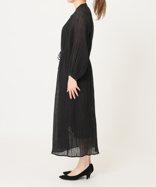 JOURNAL STANDARD（ジャーナルスタンダード）の「コットン麻ヨウリュウワンピース◆（ワンピース・レディース・ブラック/オレンジ・FREE）」の4枚目の写真