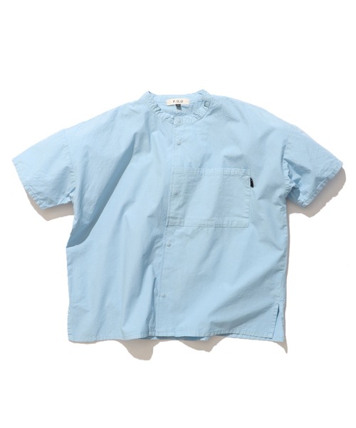 F.O.U(エフオーユー)の「F.O.U/エフオーユー オーバーサイズボックスシャツ(シャツ/ブラウス・キッズ・ライトブルー/ブラック/ピンク・120/140)」の16枚目の写真