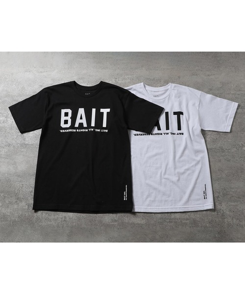 BAIT（ベイト）の「【2104_BAT】BAIT LOGOTYPE TEE（Tシャツ/カットソー・メンズ・ホワイト/ブラック・SMALL/MEDIUM/LARGE/X-LARGE/XX-LARGE）」の4枚目の写真
