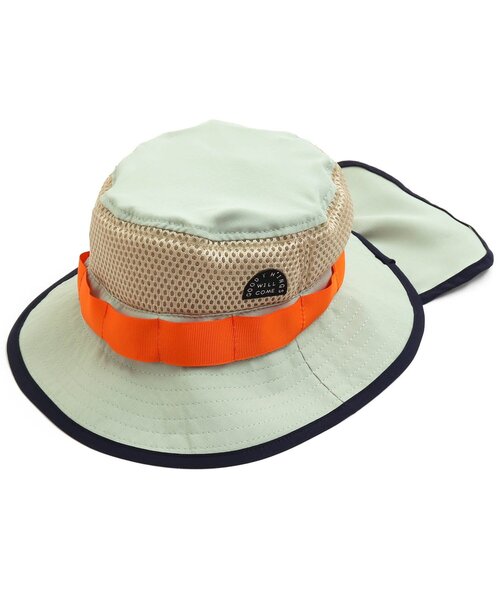 Ampersand（アンパサンド）の「/メッシュ使いアウトドアハット（ハット・キッズ・ピンク/イエロー/サックスブルー/ブルー・48/54/52/50/56）」の2枚目の写真