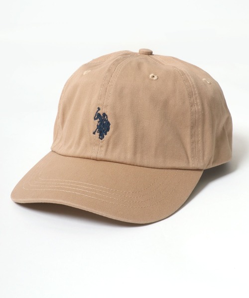 U.S. POLO ASSN.(ユーエスポロアッスン)の「U.S. POLO ASSN./ユーエスポロアッスン ツイル ロゴ ワンポイント刺繍 ローキャップ/ベースボールキャップ/レディース メンズ(キャップ・メンズ・ブラック/ベージュ/ネイビー・FREE)」の5枚目の写真