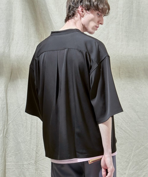 EMMA CLOTHES(エマクローズ)の「トロミオーバーサイズドルマン VネックスキッパーS/Sシャツ フハクカーディガン EMMA CLOTHES(カーディガン/ボレロ・メンズ・ネイビー/ブラック/グリーン系その他/ライトグレー/ブルー系その他/ベージュ・M/L)」の19枚目の写真