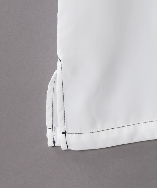 SITRY（シトリー）の「Silky Drape Half sleeve CPO  Open color Shirt/シルキードレープ ハーフスリーブ CPO オープンカラーシャツ（シャツ/ブラウス・メンズ・グレイッシュベージュ/ホワイト/ブラック/サックスブルー/グリーン/モカ/ダークグリーン/オフホワイト・M/L）」の22枚目の写真