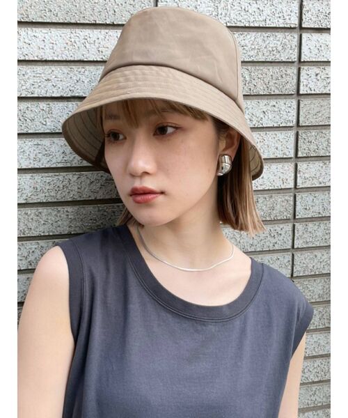 MURUA（ムルーア）の「シアーバケットハット（ハット・レディース・ブラック/モカ・FREE）」の4枚目の写真