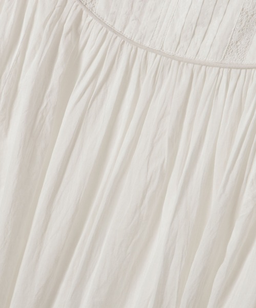 TEVALT(ヴァレット)の「レース使いマキシワンピース(ワンピース・レディース・オフホワイト/オレンジ/ダークネイビー・38)」の22枚目の写真