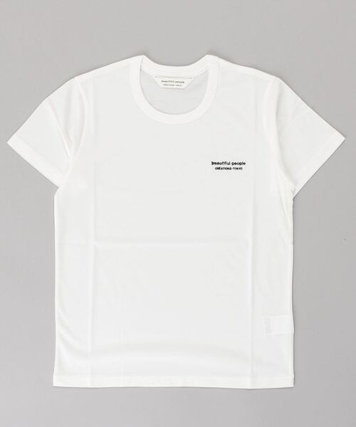 beautiful people（ビューティフルピープル）の「beautiful people “SUVINPIMA LOGO”Tシャツ（Tシャツ/カットソー・レディース・ホワイト・150/160）」の7枚目の写真
