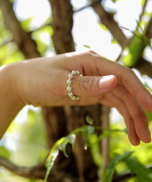 Adoon plain（アドーンプレーン）の「【Adoon plain】【Silver925】ボールリング（リング・メンズ・シルバー・FREE）」の2枚目の写真