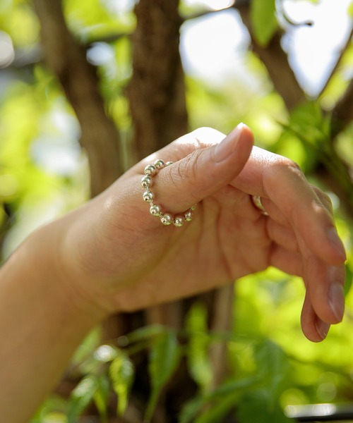 Adoon plain（アドーンプレーン）の「【Adoon plain】【Silver925】ボールリング（リング・メンズ・シルバー・FREE）」の3枚目の写真