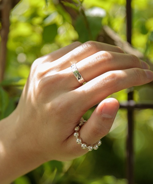 Adoon plain（アドーンプレーン）の「【Adoon plain】【Silver925】ボールリング（リング・メンズ・シルバー・FREE）」の5枚目の写真