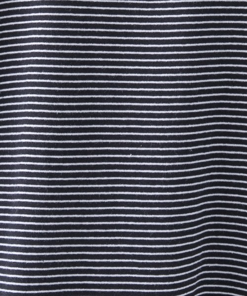 kutir（クティール）の「半袖ボーダーTシャツ（Tシャツ/カットソー・レディース・ライトグリーン/イエロー/ブラック/オレンジ・FREE）」の11枚目の写真