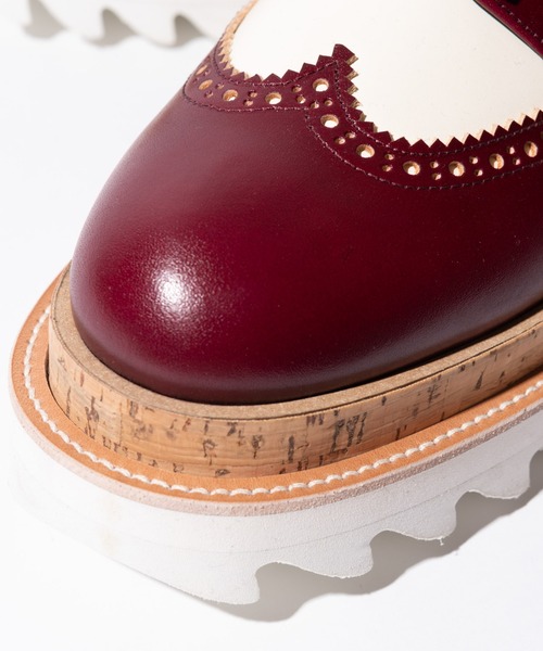 glamb（グラム）の「Shark sole wing tip shoes / シャークソール