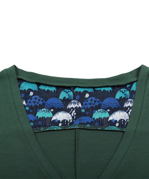 Design Tshirts Store graniph（デザイン　ティーシャツ　ストア　グラニフ）の「アンブレラジェリーフィッシュ｜UVプロテクションカーディガン（カーディガン/ボレロ・レディース・グリーン・FREE）」の3枚目の写真