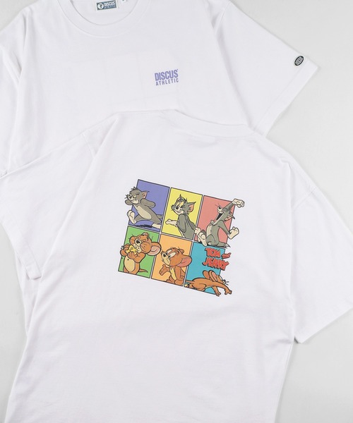DISCUS(ディスカス)の「【DISCUS/ディスカス】TOM&JERRY/トムとジェリー コラボ バックプリント半袖Tシャツ(Tシャツ/カットソー・レディース・グレー系その他/ライトパープル/ベージュ/ホワイト/ライトグリーン/グレー系その他2・M/L)」の8枚目の写真