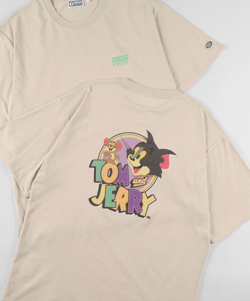 DISCUS(ディスカス)の「【DISCUS/ディスカス】TOM&JERRY/トムとジェリー コラボ バックプリント半袖Tシャツ(Tシャツ/カットソー・レディース・グレー系その他/ライトパープル/ベージュ/ホワイト/ライトグリーン/グレー系その他2・M/L)」の12枚目の写真