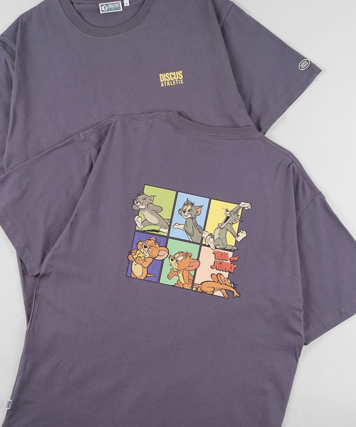 DISCUS(ディスカス)の「【DISCUS/ディスカス】TOM&JERRY/トムとジェリー コラボ バックプリント半袖Tシャツ(Tシャツ/カットソー・レディース・グレー系その他/ライトパープル/ベージュ/ホワイト/ライトグリーン/グレー系その他2・M/L)」の10枚目の写真