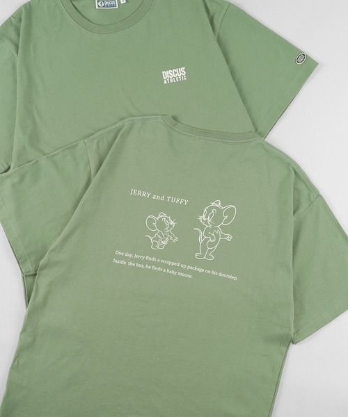 DISCUS(ディスカス)の「【DISCUS/ディスカス】TOM&JERRY/トムとジェリー コラボ バックプリント半袖Tシャツ(Tシャツ/カットソー・レディース・グレー系その他/ライトパープル/ベージュ/ホワイト/ライトグリーン/グレー系その他2・M/L)」の16枚目の写真