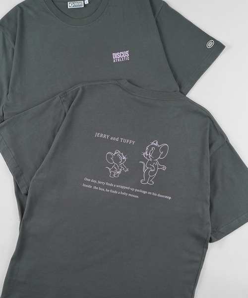 DISCUS(ディスカス)の「【DISCUS/ディスカス】TOM&JERRY/トムとジェリー コラボ バックプリント半袖Tシャツ(Tシャツ/カットソー・レディース・グレー系その他/ライトパープル/ベージュ/ホワイト/ライトグリーン/グレー系その他2・M/L)」の18枚目の写真