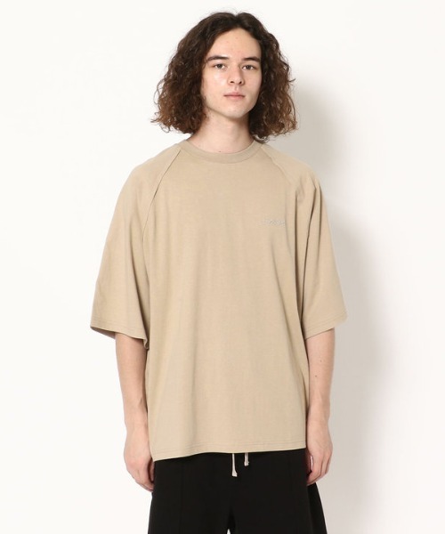 LUSOR(ルーソル)の「LUSOR(ルーソル)SEAM SST/シームショートスリーブTシャツ(Tシャツ/カットソー・メンズ・ホワイト/ブラック/チャコール/カーキ・FREE)」の4枚目の写真