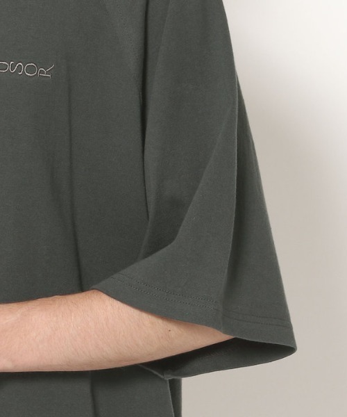 LUSOR(ルーソル)の「LUSOR(ルーソル)SEAM SST/シームショートスリーブTシャツ(Tシャツ/カットソー・メンズ・ホワイト/ブラック/チャコール/カーキ・FREE)」の10枚目の写真