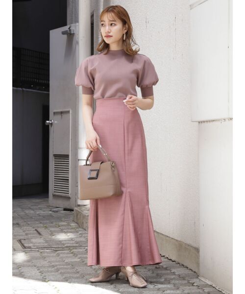 dazzlin(ダズリン)の「2wayカーデトップス(ニット/セーター・レディース・オフホワイト/ピンク/グリーン/ブルー/モカ・FREE)」の6枚目の写真