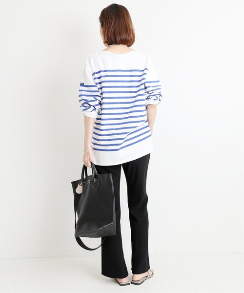 IENA（イエナ）の「マットストレッチスリットパンツ◆（その他パンツ・レディース・ブラック/キャメル・40/38/36/34）」の20枚目の写真