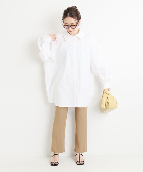 IENA（イエナ）の「マットストレッチスリットパンツ◆（その他パンツ・レディース・ブラック/キャメル・40/38/36/34）」の21枚目の写真