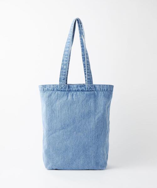 SOMETHING（サムシング）の「＜SOMETHING(サムシング)＞ デニム トート バッグ（トートバッグ・レディース・コバルトブルー・FREE）」の3枚目の写真