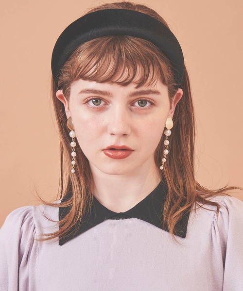 31 Sons de mode（トランテアン　ソン　ドゥ　モード）の「５連パールイヤリング（イヤリング・レディース・ゴールド・FREE）」の3枚目の写真