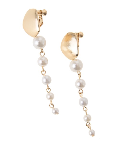 31 Sons de mode（トランテアン　ソン　ドゥ　モード）の「５連パールイヤリング（イヤリング・レディース・ゴールド・FREE）」の8枚目の写真