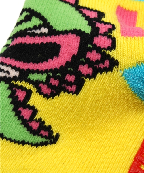 HYSTERIC MINI（ヒステリックミニ）の「BABY Dinosaur Monster mini ソックス（ソックス/靴下・キッズ・ホワイト/イエロー/ブラック・9/11/13）」の8枚目の写真