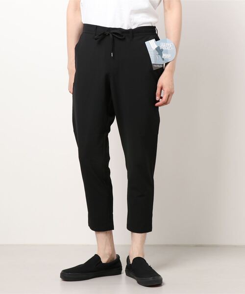 JEANS MATE(ジーンズメイト)の「軽い着心地のサッカー素材 ストレッチイージーパンツ(その他パンツ・メンズ・ベージュ/ブラック・LARGE/MEDIUM/X-LARGE)」の2枚目の写真