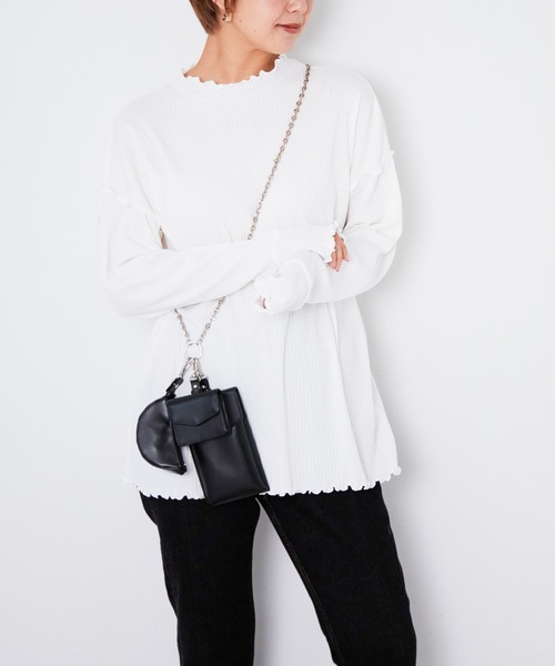 Heather（ヘザー）の「マルチチェーンショルダー　215339（その他小物・レディース・ブラック/アイボリー・ONE SIZE）」の3枚目の写真