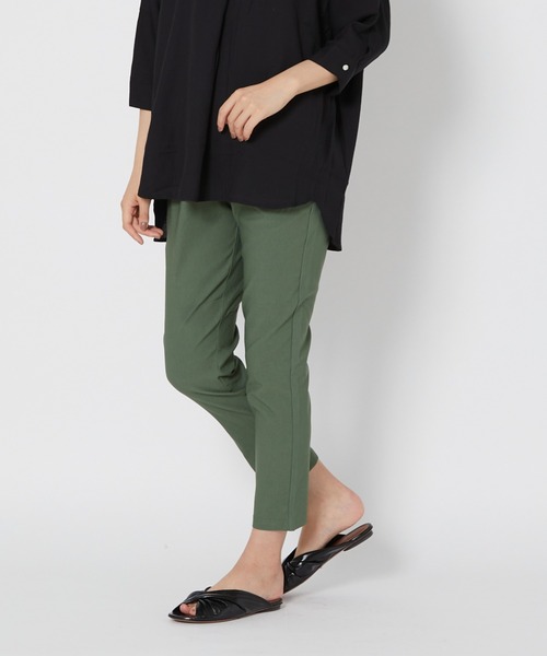 shop DADA(ショップダダ)の「ストレッチパンツ(1S12-515036)(その他パンツ・レディース・ホワイト/グリーン/ブラック・FREE)」の3枚目の写真